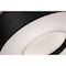 Afx Montclair 24in. LED Semi-Flush Mount, Satin Nickel Finish, Black Shade MCF2432L5AJUD-BKSF - alternate 2
